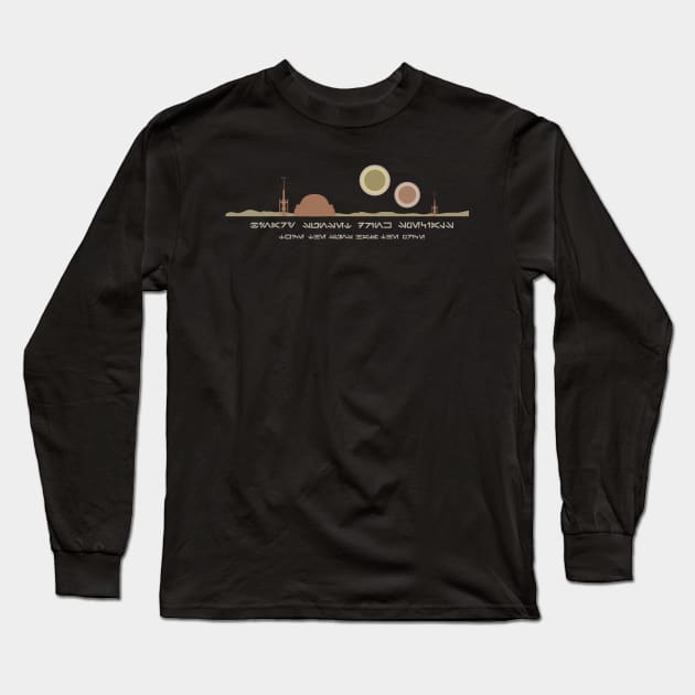 Twice the Sunset Long Sleeve T-Shirt by MindsparkCreative